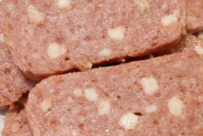 Thumbnail for Sliced into Spam and found firm white chunks embedded throughout. Is that mold or something bad