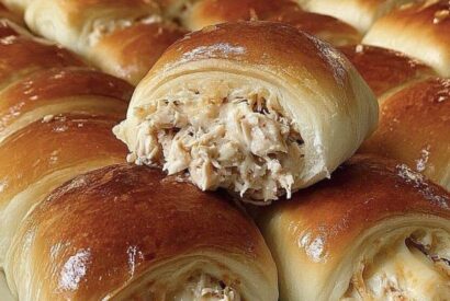 Thumbnail for Baked Chicken Stuffed Crescent Rolls