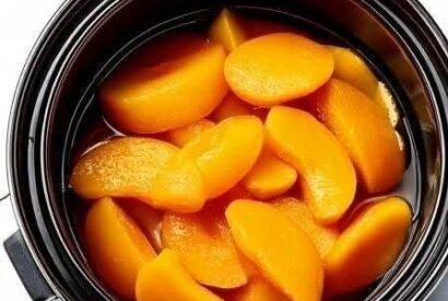 Thumbnail for Slow Cooker Canned Peach Dessert