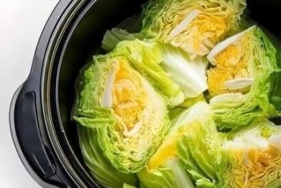 Thumbnail for Put raw cabbage wedges in a slow cooker with these 3 ingredients. It’ll wow you.