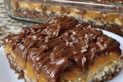Thumbnail for Chocolate Caramel Pretzel Bars