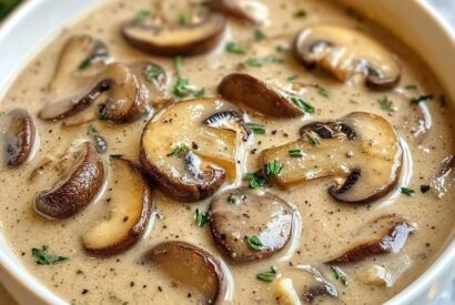 Thumbnail for Creamy Mushroom Soup