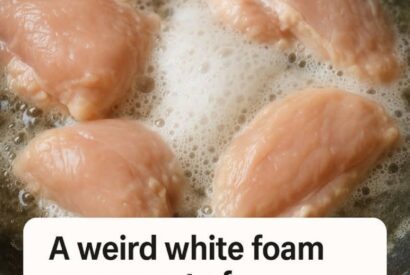 Thumbnail for A weird white foam comes out of my chicken while cooking — what is that stuff?