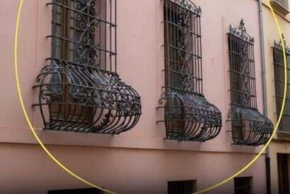 Thumbnail for If you see window grills with a curve at the bottom here’s what it means